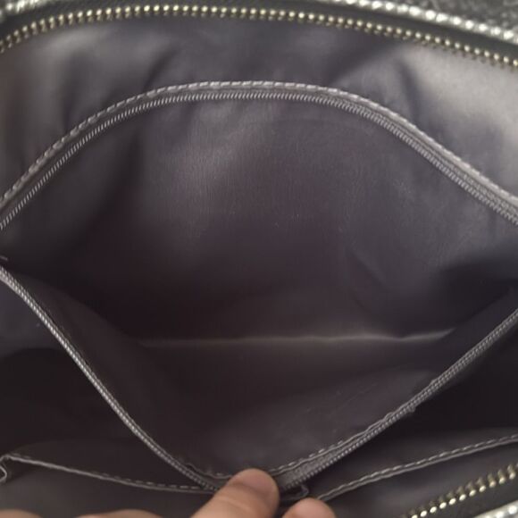 Vintage Coach Signature Metallic Classic Poppy Quilted Canvas Tote G1176‑18676 - Picture 10 of 14